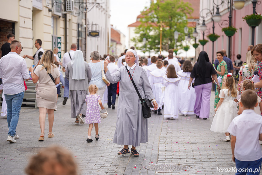 Procesja Bożego Ciała w Krośnie