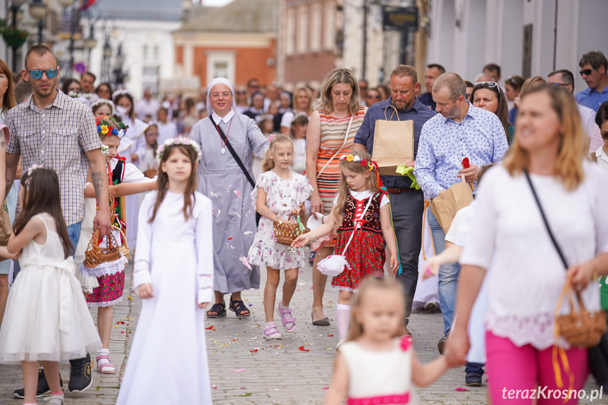 Procesja Bożego Ciała w Krośnie