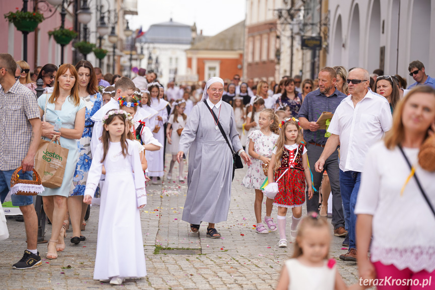 Procesja Bożego Ciała w Krośnie