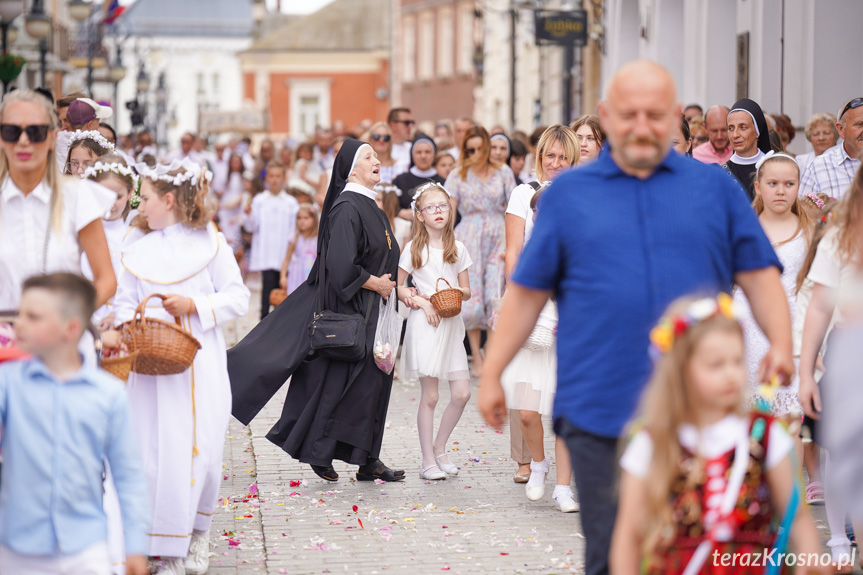 Procesja Bożego Ciała w Krośnie