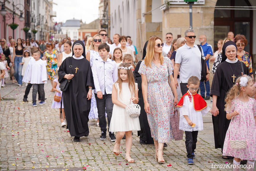 Procesja Bożego Ciała w Krośnie