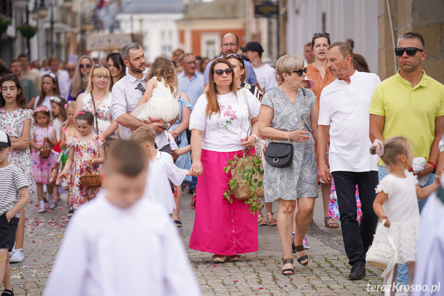 Procesja Bożego Ciała w Krośnie