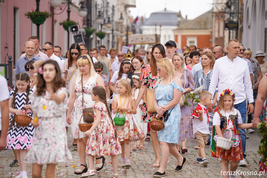 Procesja Bożego Ciała w Krośnie