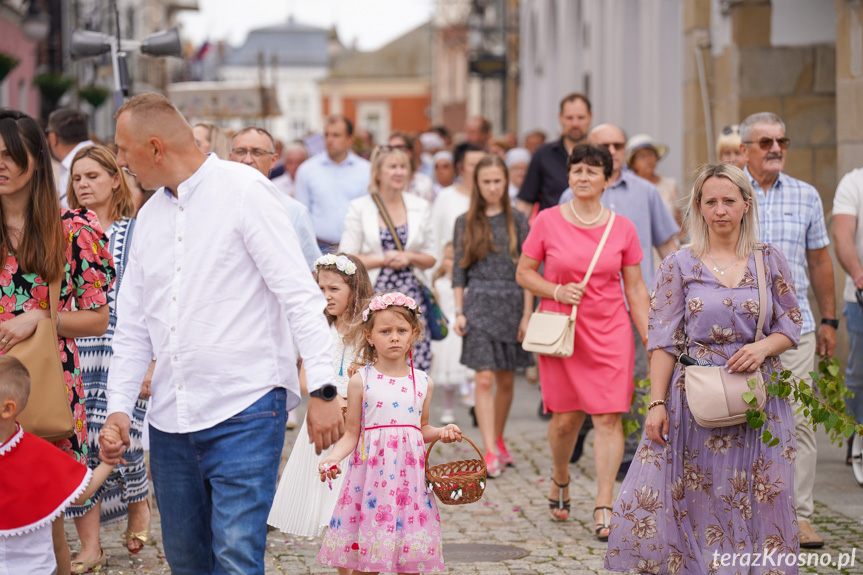 Procesja Bożego Ciała w Krośnie