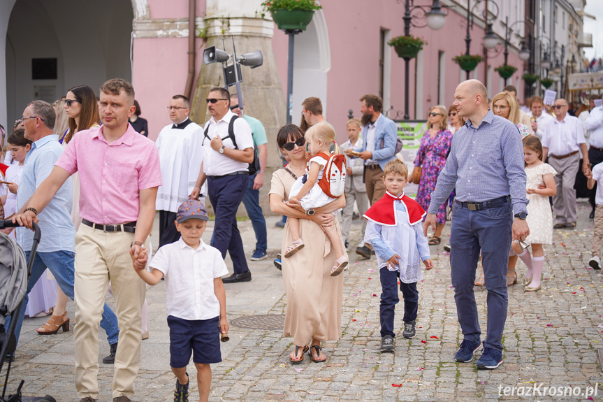 Procesja Bożego Ciała w Krośnie