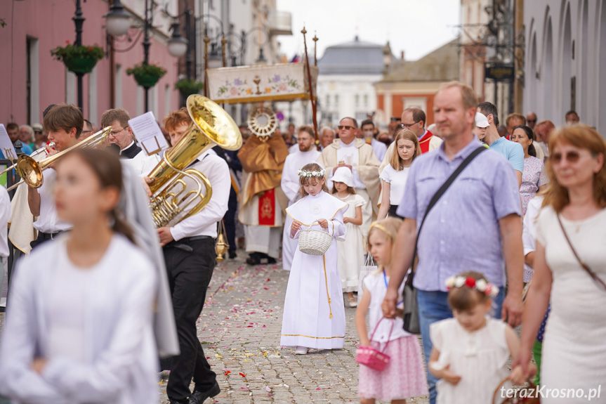 Procesja Bożego Ciała w Krośnie