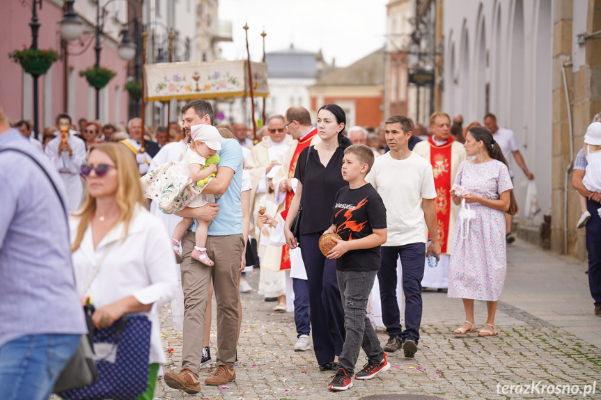 Procesja Bożego Ciała w Krośnie