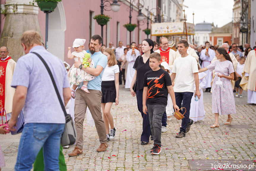 Procesja Bożego Ciała w Krośnie