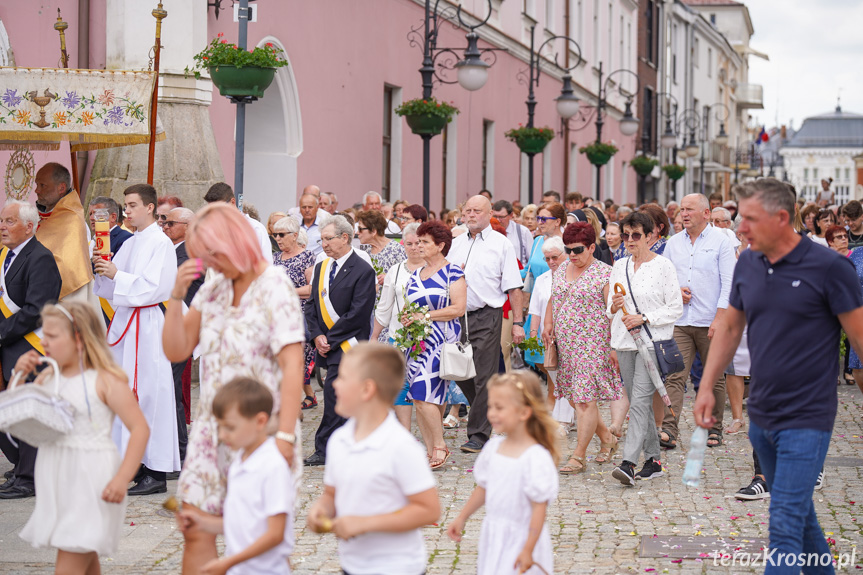 Procesja Bożego Ciała w Krośnie