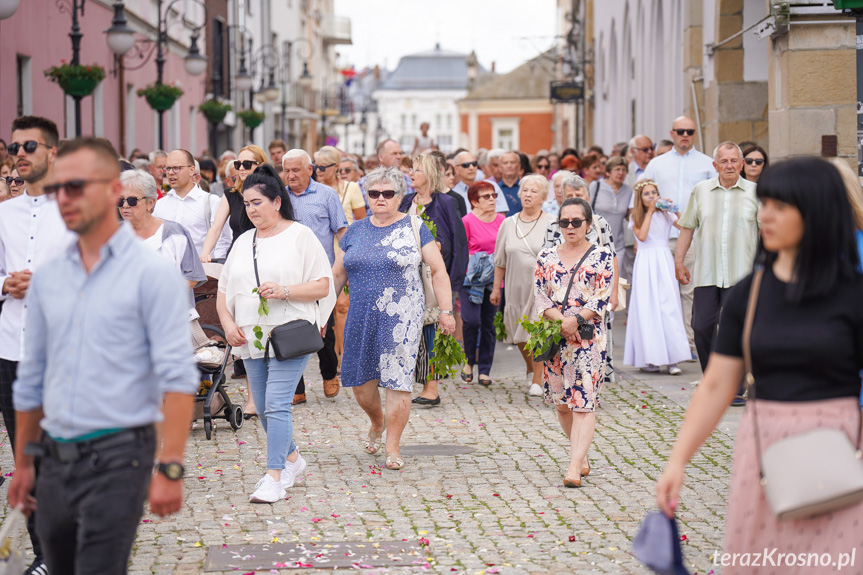 Procesja Bożego Ciała w Krośnie