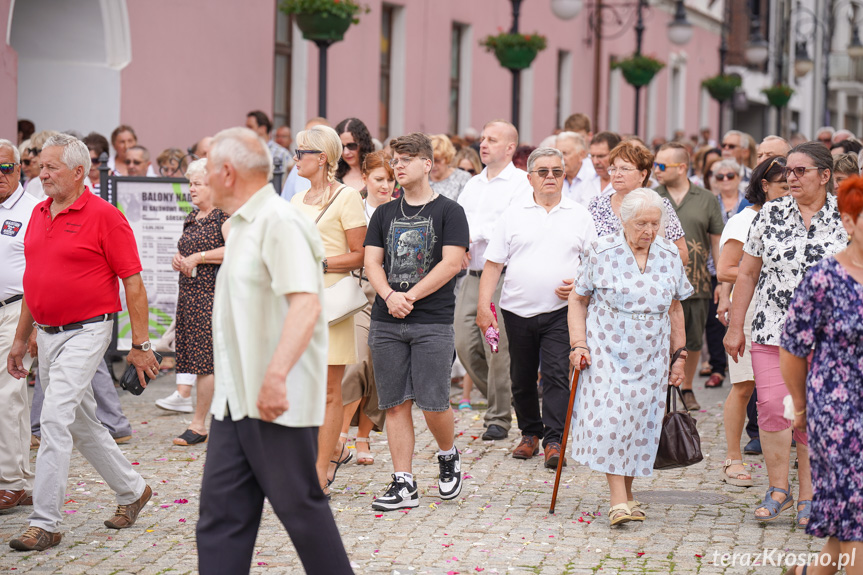 Procesja Bożego Ciała w Krośnie