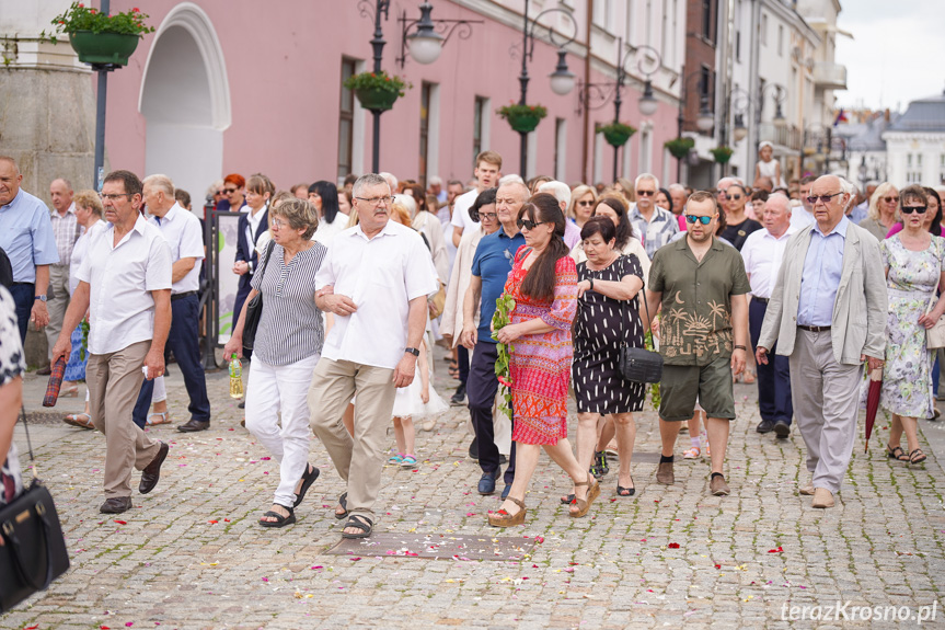 Procesja Bożego Ciała w Krośnie