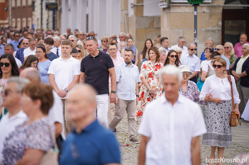 Procesja Bożego Ciała w Krośnie