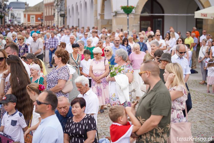 Procesja Bożego Ciała w Krośnie