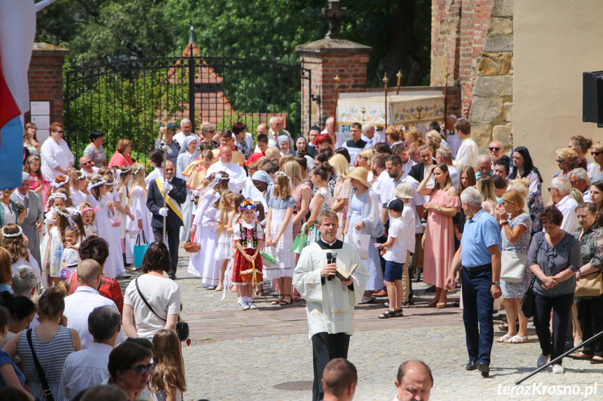 Procesja Bożego Ciała w Krośnie