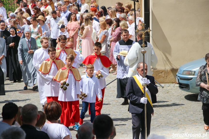 Procesja Bożego Ciała w Krośnie