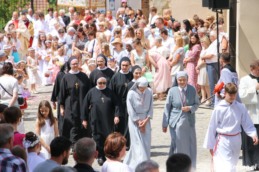 Procesja Bożego Ciała w Krośnie