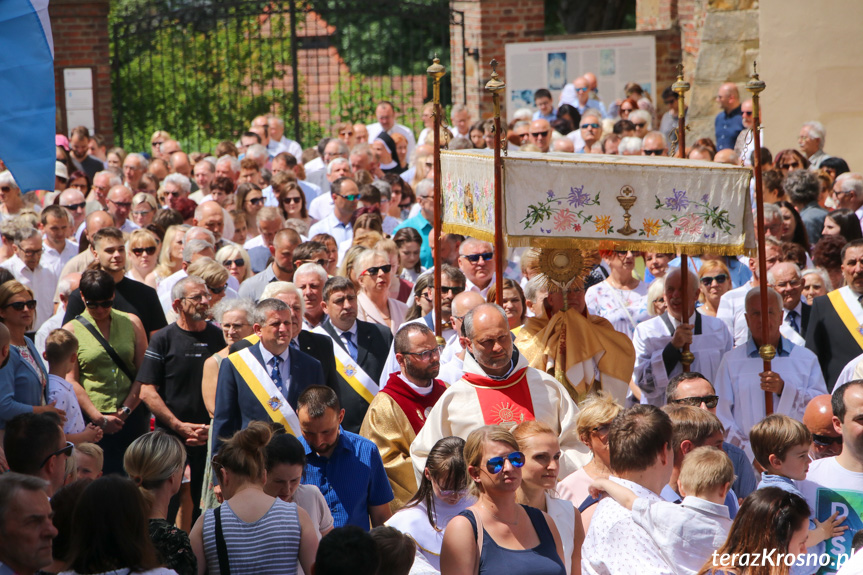 Procesja Bożego Ciała w Krośnie