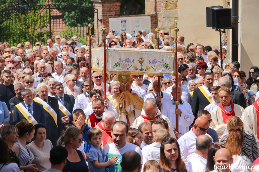 Procesja Bożego Ciała w Krośnie