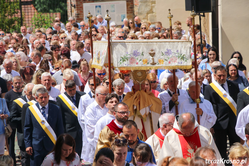 Procesja Bożego Ciała w Krośnie