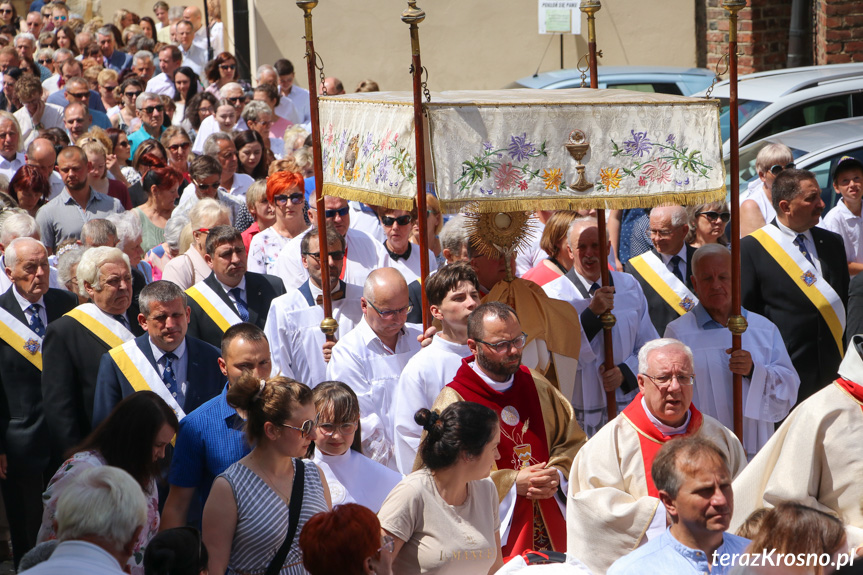 Procesja Bożego Ciała w Krośnie