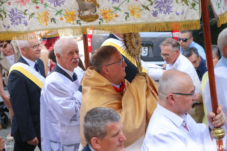 Procesja Bożego Ciała w Krośnie