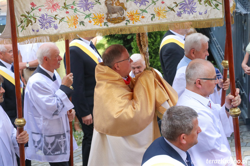 Procesja Bożego Ciała w Krośnie