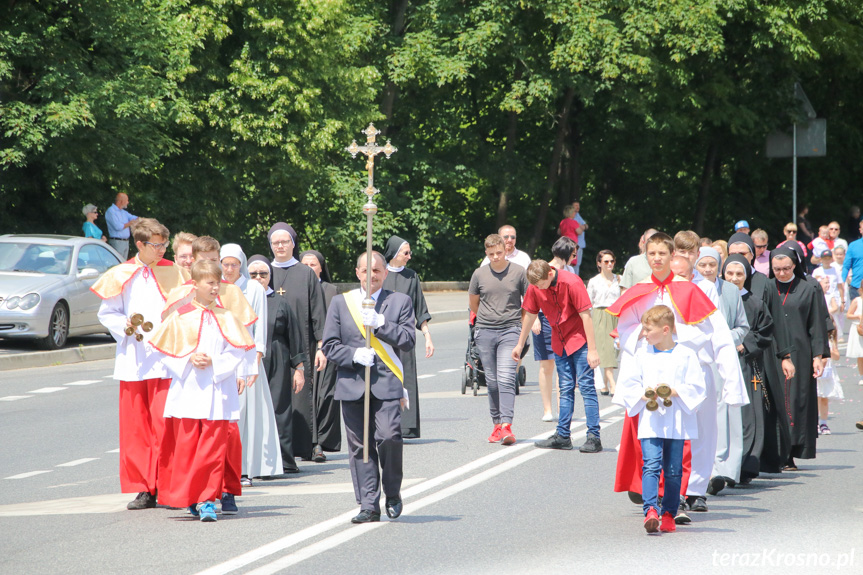 Procesja Bożego Ciała w Krośnie