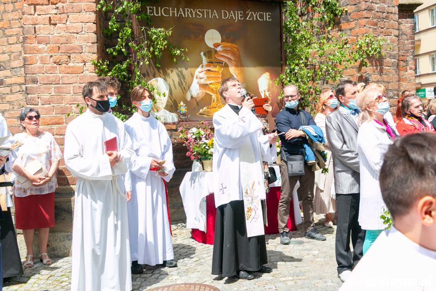 Procesja Bożego Ciała w Krośnie