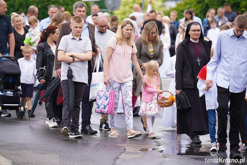 Procesja Bożego Ciała w parafii Krośnie