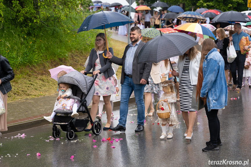 Procesja Bożego Ciała w parafii Zręcin