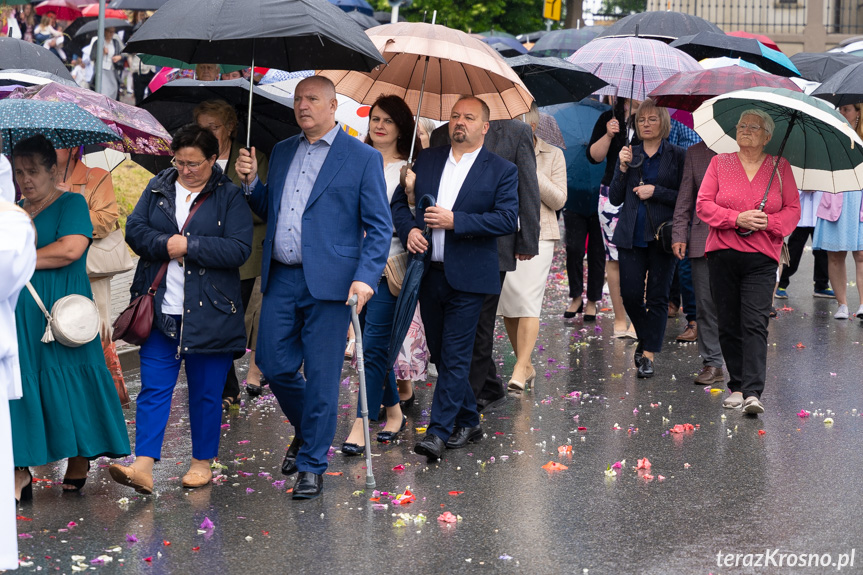 Procesja Bożego Ciała w parafii Zręcin