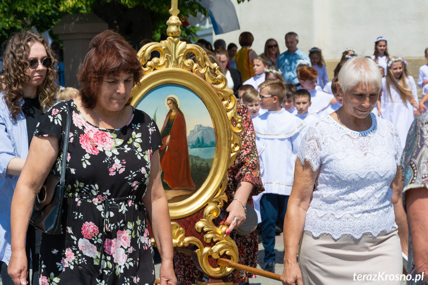 Procesja Bożego Ciała w parafii Zręcin