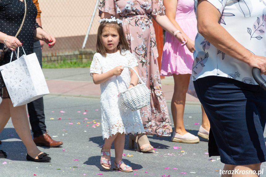 Procesja Bożego Ciała w parafii Zręcin