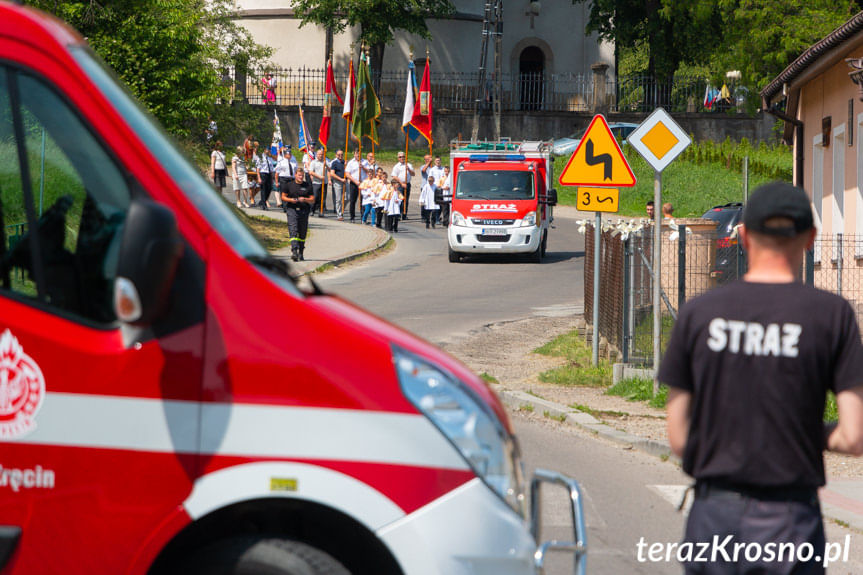 Procesja Bożego Ciała w parafii Zręcin