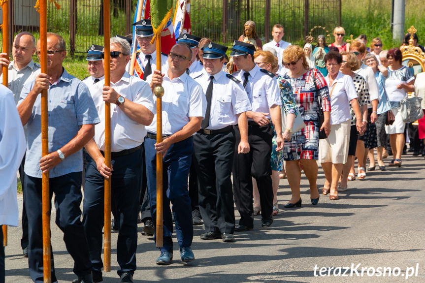 Procesja Bożego Ciała w parafii Zręcin