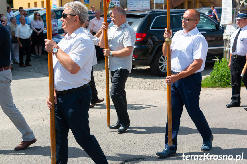 Procesja Bożego Ciała w parafii Zręcin