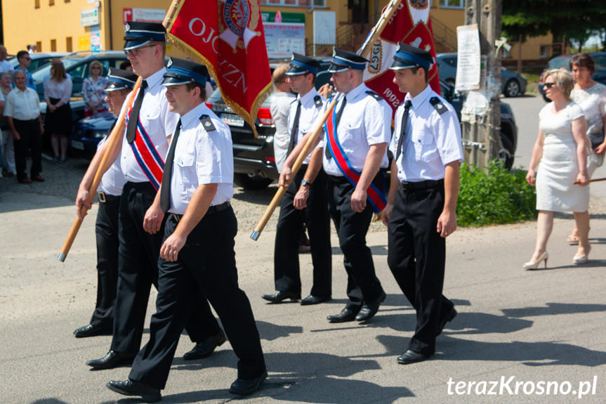 Procesja Bożego Ciała w parafii Zręcin