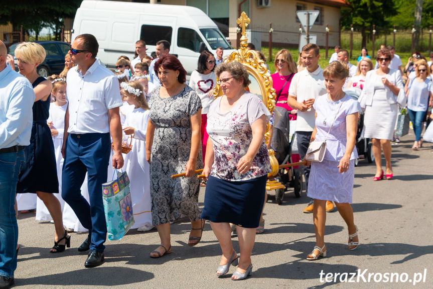 Procesja Bożego Ciała w parafii Zręcin