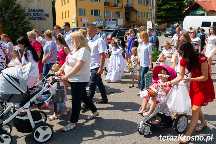 Procesja Bożego Ciała w parafii Zręcin