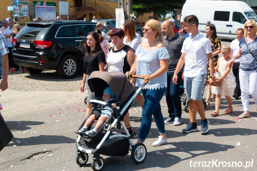 Procesja Bożego Ciała w parafii Zręcin