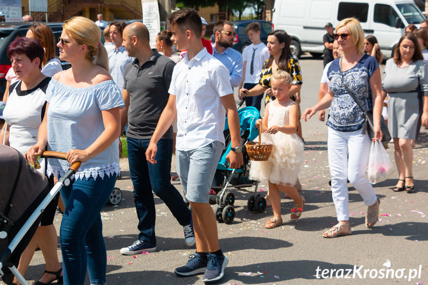 Procesja Bożego Ciała w parafii Zręcin