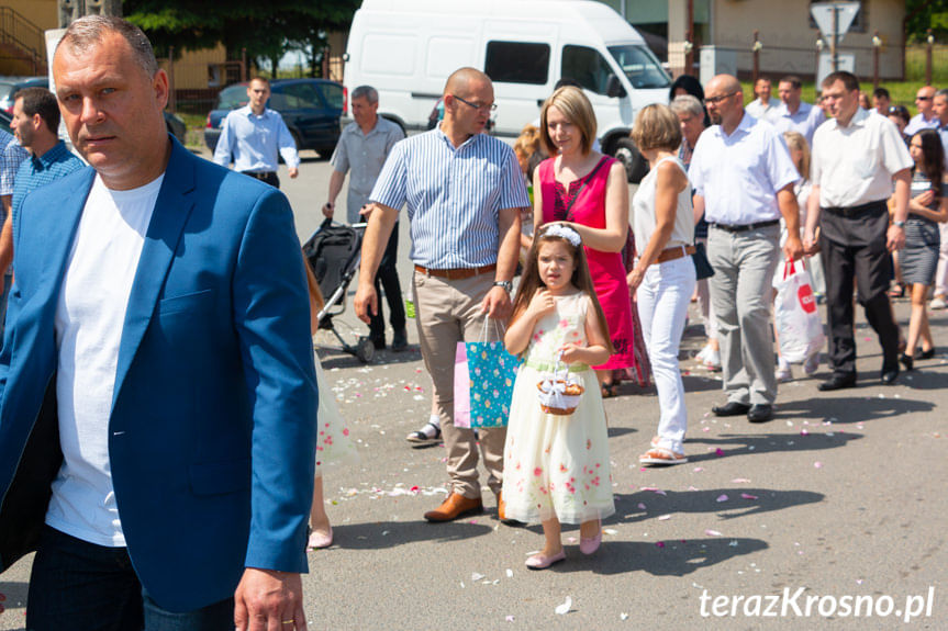 Procesja Bożego Ciała w parafii Zręcin