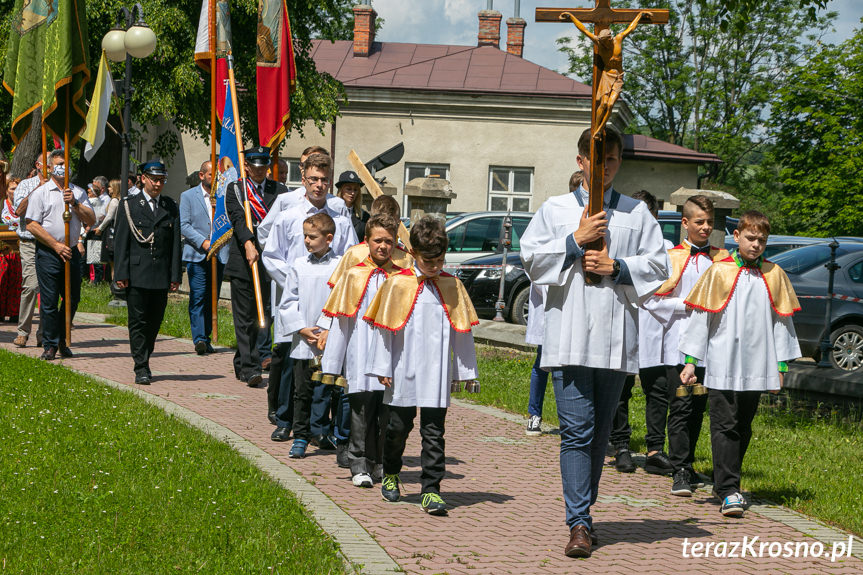 Procesja Bożego Ciała w Zręcinie