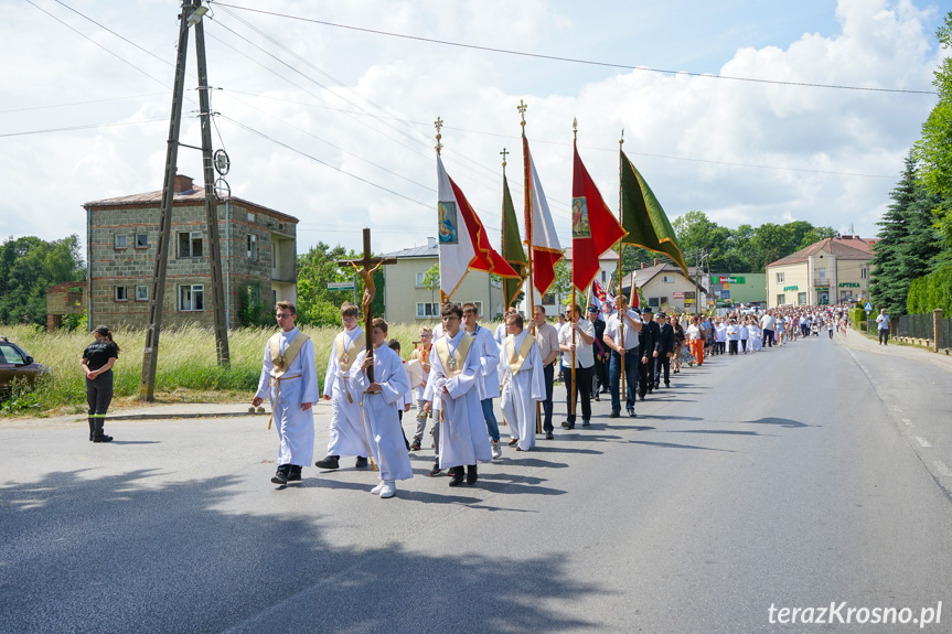 Procesja Bożego Ciała w Zręcinie