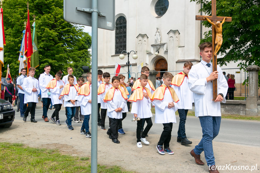 Procesja Bożego Ciała w Zręcinie