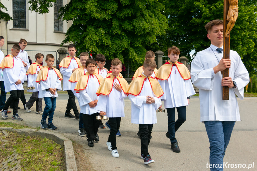 Procesja Bożego Ciała w Zręcinie