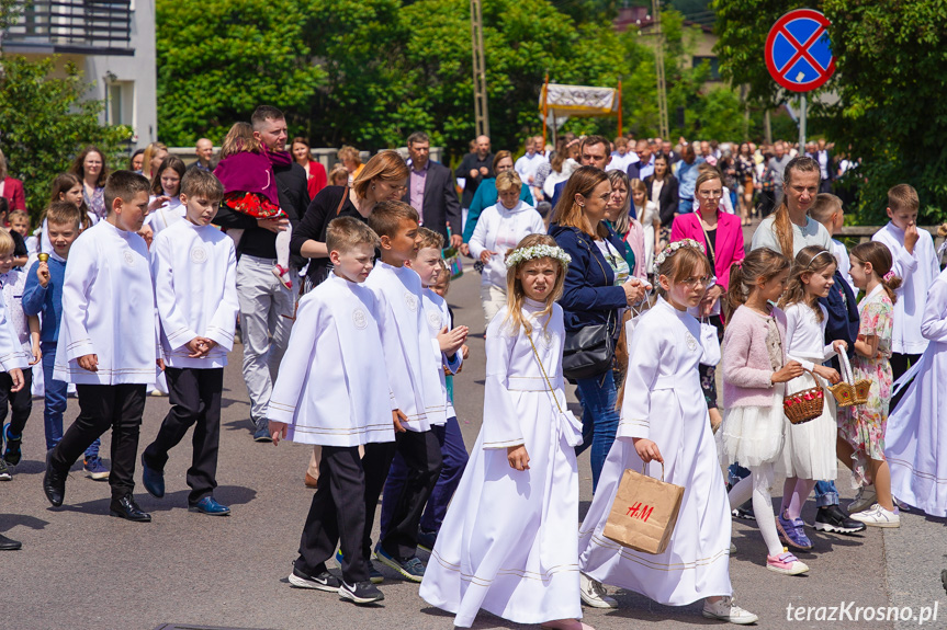 Procesja z najświętszym Sakramentem w Krośnie