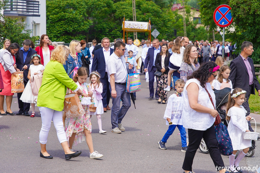 Procesja z najświętszym Sakramentem w Krośnie