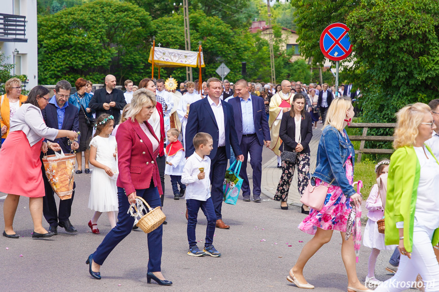 Procesja z najświętszym Sakramentem w Krośnie